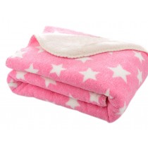 Star Warm Kids Blanket Office/Home Blanket for Nap,Pink,29.5x39.4x1.2 inches #28