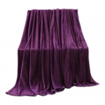 Solid Home Soft Warm Throw Comfort Blanket,Purple,59.1x78.7x1 inches #31