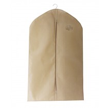 Two Clothing Storage Garment Shoulder Covers Suit Dust Covers Hanging Coat Pockets 128x60CM (Beige)