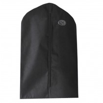Set Of 9 Storage Garment Shoulder Covers Suit Dust Covers Hanging Coat Pockets 100x60CM (Black)