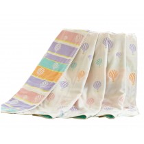 Cotton Gauze Newborns Single Towel Blanket Bed Sheet Bath Towel 35.43"x 39.37" (Purple)