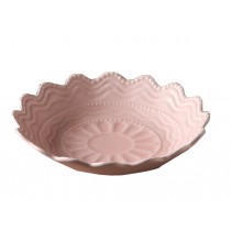 Ceramics Serving Dishes Trays Platters Candy Dishes Decorative Tray Breakfast plate 10.5 Inch (Pink)