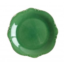 Ceramics Flat Dessert Cake Dish Platter Candy Dishes Wedding Salad Plate 8 Inch (Green)