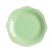 Ceramics Flat Dessert Cake Dish Platter Candy Dishes Wedding Salad Plate 8 Inch (Light Green)