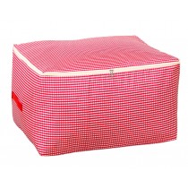 Two Packing Bags Storage Quilt Bags Space Saver Bags Clothing Storage Boxes 60x50x28cm(Red)