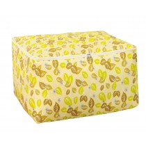 Two Packing Bags Storage Quilt Bags Space Saver Bags Clothing Storage Boxes 60x50x28cm(Yellow)