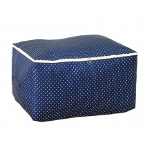 Two Packing Bags Storage Quilt Bags Space Saver Bags Clothing Storage Boxes 60x50x28cm(Navy)