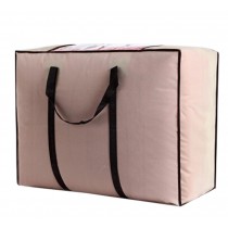 Two Nonwovens Storage Quilt Bag Space Saver Bag Clothing Storage Box 59x36x22CM (Beige)