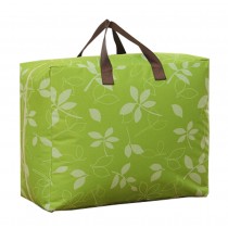 Two Oxford Storage Quilt Bags Space Saver Bags Clothes Storage Cases Baggage bags 58x39x23cm(Green)