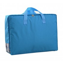 Two Oxford Storage Quilt Bags Space Saver Bags Clothes Storage Cases Baggage bags 58x39x23cm(Lake)