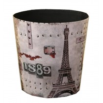 [1889 Tower]Wastebasket Paper Basket Trash Can Dustbin Garbage Bin 7.87x9.64x10.24 Inches