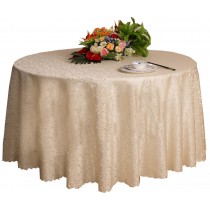 Weddings Banquets Hotels Tabletop Accessories Round Tablecloths 220x220CM (Beige)