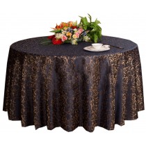 Weddings Banquets Hotels Tabletop Accessories Round Tablecloths 220x220CM (Dark Blue)