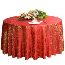 Weddings Banquets Hotels Tabletop Accessories Round Tablecloths 220x220CM (Red)
