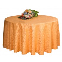 Weddings Banquets Hotels Tabletop Accessories Round Tablecloths 220x220CM (Golden)
