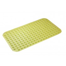 PVC Bathroom Non-slip Mat Bathtub Mat Bath Foot Massage Pad Shower Mat 14.17"x27.95"(Green)