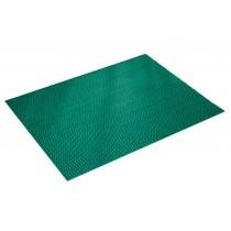 PVC Plastic Bathroom Non-slip Mat Bath Foot Pad Shower Mat 35.43"x39.37"(Green)