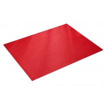 PVC Plastic Bathroom Non-slip Mat Bath Foot Pad Shower Mat 35.43"x39.37"(Red)