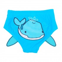 Baby Swim Trunks Cartoon Reusable Swim Diapers,Whale L
