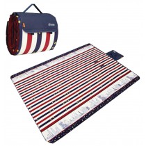 Waterproof Picnic Blanket Mat/Beach Blanket/Tent Mat/Camping Blanket/Lawn Mat 78.74"x59.05"(Stripe)