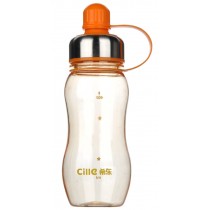 400ML/14 OZ Leakproof Outdoor Water Bottle Portable Sport Water Bottle with Lid Orange #5