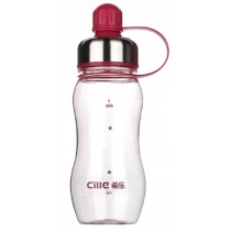 400ML/14 OZ Leakproof Outdoor Water Bottle Portable Sport Water Bottle with Lid Red #7