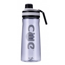1300ML/45 OZ Leakproof Outdoor Water Bottle Plastic Flip Top Lid Sport Water Bottle Gray #14