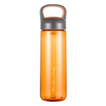 700ML/24 OZ Leakproof Outdoor Water Bottle Portable Sport Water Bottle with Lid Orange #22