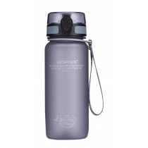 650ML/22 OZ Leakproof Outdoor Water Bottle Portable Sport Water Bottle with Lid Gray #31