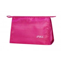 Waterproof Sports Bag/Swimming Handbag/Storage Package Dry and Wet Separation 29x9x19CM(Dark Pink)