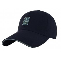 Outdoor Sports Men's Cap Baseball Cap Summer Breathable Sunscreen Hat Free Size(Black-1)