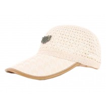 Breathable Weave Men's Cap Summer Sunscreen Hat Leisure Cap Free Size(H#03)